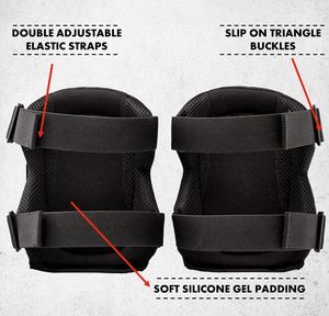 Rodilleras Profesionales al por Mayor para Trabajo, Rodilleras Resistentes con Acolchado de Espuma para Construcción, Jardinería, Pisos - Product Image 5