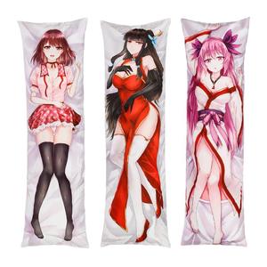 Customized Double Side Logo Printing Anime Body Pillow Case Peach Skin Cover <strong>Personalized</strong> Hugging Sleeping <strong>Cushion</strong> - Product Image 4