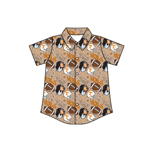 T-shirt bébé garçon à manches courtes, imprimé tracteur à carreaux noir et blanc personnalisé BT1716, vêtements de printemps - Product Image 3