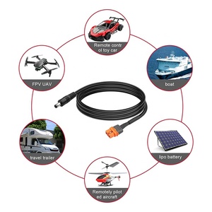كابل توصيل بطارية من نوع DC 5.5x2.1 مم و5.5x2.5 مم ذكر إلى موصل XT60 للألواح الشمسية وأنظمة الطائرات بدون طيار - Product Image 6