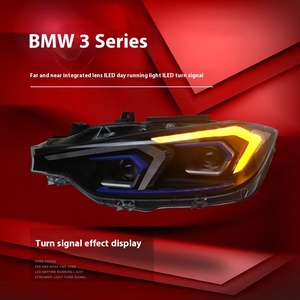 Phares LED de haute qualité pour BMW Série 3 F30 F35 (2013-2018) avec feux de jour et clignotants, lentille de restauration - Product Image 2