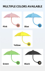 ร่มแม่เหล็กสำหรับโทรศัพท์ <span class=keywords><strong>iPhone</strong></span> ป้องกันแสงสะท้อน ป้องกันแสงแดด หมุนได้ 360 องศา °   ร่มหมุนขนาดเล็ก - Product Image 4
