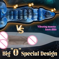 Delove Alien Dildo Vibrator Erwachsenenprodukte 8-Frequenz Teleskop-Vibration Heizfunktion Weibliches Masturbationsspielzeug