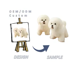 OEM ODM Custom Plush Dog Stuffed Animal Plush Toy Make Your Own Movie Derivative Plush