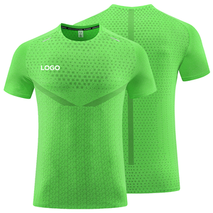 Ropa Deportiva Personalizada, Ajustada, para Fitness, Camisetas de Gimnasio para Hombre, Transpirables, para Correr, de Secado Rápido, con Logotipo Personalizado - Product Image 3