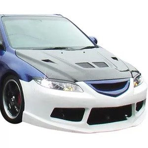 Nuevo Parachoques Delantero Drift-X para <span class=keywords><strong>Mazda6</strong></span> Sedán 4 Puertas 03-08, Plástico de Alta Calidad con Recortes para Escape, Atornillable, Mejora Delantera/Trasera Izquierda - Product Image 1