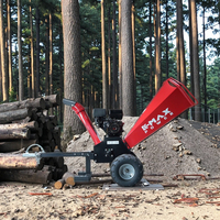 Déchiqueteur de bois d'arbre CE/TUV 15HP processeur de bois de chauffage avec sortie réglable 120mm débroussailleuse ferme forestière machines déchiqueteuse à bois