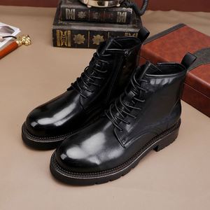 New Best-selling CHUKKA <b>BOOT</b> for <b>Boots</b>-genuine Leather Size 47 for Men Lace-up Ankle Waterproof Work <b>Boots</b> - Product Image 4