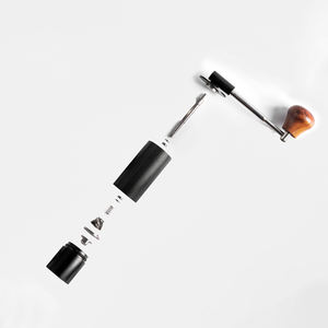 Nuevo Molinillo de Café Manual Portátil, Plegable y Ajustable de Acero Inoxidable, con Bandeja de 25g de Capacidad, Ecológico - Product Image 3