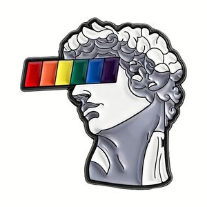 Spille smaltate sardastiche per cappelli, con motivi: Autistici, Canadian Campfire, <span class=keywords><strong>El</strong></span> Chapo, Rock Band, New York, Self Love, Wrestling, Girl Face. Ingrosso. - Product Image 5