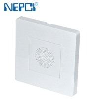 Haut-parleur Bluetooth mural de table 45*45 Haut-parleur domestique Salle de lecture Canapé Petit haut-parleur en plastique blanc XJY-LY-03