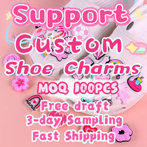 Yeni varış toptan Pvc özel takunya ayakkabı Charms tasarımcı ayakkabı dekorasyon toplu Pvc ayakkabı Charms toplu özel takunya Charms - Product Image 6