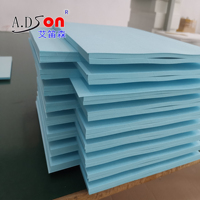 DIY Stiker Ramah Lingkungan Warna Putih 20 Lembar Paket Kertas Transfer Air Latar Belakang Biru untuk Penggunaan Kotak Kosmetik Kompatibel dengan Laser
