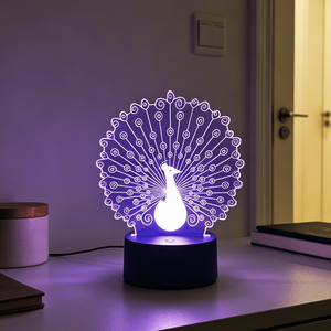 Eid Al-Fitr <b>LED</b> Night <b>Light</b> with Touch & Remote Control Powered Colorful for Holiday Party Decoration - Product Image 3
