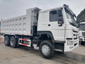 Howo 2021 usado camión volquete 10 ruedas 6*4 Cámara China rojo blanco naranja Bule 12 ruedas camión Tractor cabeza 6X4 100 toneladas - Product Image 2