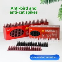 Pointes anti-pigeons personnalisées très vendues, design carré en plastique pour extérieur, matériau PP solide, répulsif pour petits animaux, Wickes US