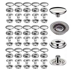 Stainless Steel 316 Marine Canvas Tent Clothes Bag Snap Button Fastener 15x14mm 3pcsx10sets Blister Packing <b>Yacht</b> Boat Hardware - Product Image 2