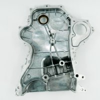 Suku Cadang Mobil kualitas tinggi penutup pompa oli rantai waktu Assy 21350-03051 untuk Hyundai Kia Truck Sonata Model bahan Aluminium