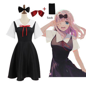 <span class=keywords><strong>Anime</strong></span> Kaguya-Sama Love Is War Cosplay Costumes pour Adultes Shinomiya Kaguya & <span class=keywords><strong>Fujiwara</strong></span> <span class=keywords><strong>Chika</strong></span> Costumes avec Coiffe Robes Femme - Product Image 2