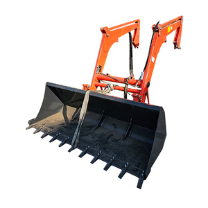 Pelle de chargement frontale pour tracteur Ever-power avec bras télescopique et godet pour roues, garantie 1 an, usage agricole - Product Image 1