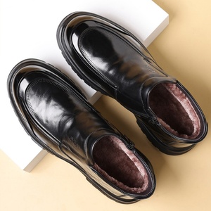 Zapatos Casuales de Invierno para Hombre, Nuevos, Cálidos y Gruesos, de Piel de Vacuno Genuina de Primera Calidad, Cálidos y Cómodos - Product Image 4
