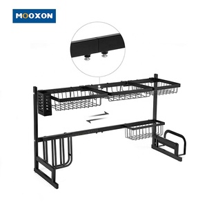 Storage Holder Sink Rack Amazon Hot Adjustable Kitchen Storage Dish Drying Drainer Stainless Steel Plate Holder Over Sink Dish Drying Rack