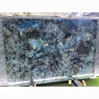 Granite moderne de luxe bleu émeraude labradorite pour dalles de sol, pavés, décoration intérieure d'hôtel