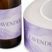 Étiquettes autocollantes imprimées personnalisées en vinyle imperméable pour flacons et pots cosmétiques &amp;   Contenants pour lotion - Autocollants durables