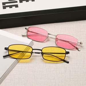 Gafas de Sol Rectangulares Metálicas Vintage UV400 de Moda 2019, Gafas de Sol Cuadradas Pequeñas para Mujer - Product Image 2