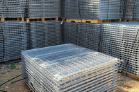 Plancher en treillis soudé en acier Q235 électrogalvanisé pour rayonnages de stockage en entrepôt