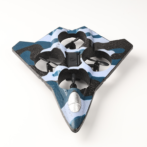 EPP bọt máy bay chiến đấu máy bay phản lực bốn trục 6 kênh điều khiển từ xa bay đồ chơi 80m khoảng cách sẵn sàng để đi pin bao gồm trong nhà-ngoài trời - Product Image 6