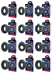 Anneau de pénis en Silicone en vrac fou anneau de pénis anneau de sperme pour hommes jouets sexuels pour hommes Masturbation éjaculation retardée érection plus forte - Product Image 3