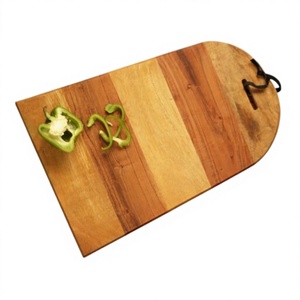 Tabla de Cortar de Madera Sostenible de Alta Calidad, No Tóxica, con Mango para Cuchillo, Bandeja para Servir, Forma Rectangular, 2.0 cm de Grosor, Apta para Lavavajillas - Product Image 5