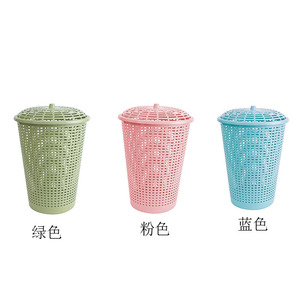 Cesto de <span class=keywords><strong>Ropa</strong></span> Sucia de <span class=keywords><strong>Plástico</strong></span> con Cubierta Impermeable para el Hogar HQ7008 - Product Image 6