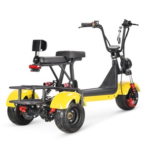 Scooter électrique Citycoco 48V 12Ah 1000W certifié CE 2025, <span class=keywords><strong>mini</strong></span>-tricycle électrique pour adultes, scooters électriques à 3 roues d'<span class=keywords><strong>occasion</strong></span> à vendre - Product Image 2
