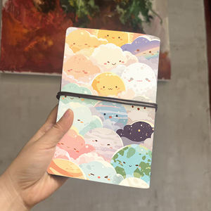 Cahier de notes A6 2025 à 6 trous, 160 pages épaisses, créatif, <span class=keywords><strong>chic</strong></span>, idéal pour la rentrée des classes, cadeau d'anniversaire avec des planètes - Product Image 3