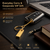 Nouvelle clé USB 2.0 mini en métal, vente en gros, logo personnalisé, 8 Go-64 Go, garantie 3 ans