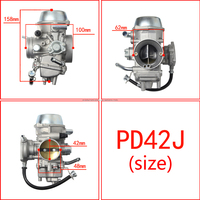Stock prêt Carburateur Pd42j 42mm en état neuf Bombardier Can Am Ds650 Quest 500 Quest 650 UTV ATV Quad Made Alliage d'aluminium