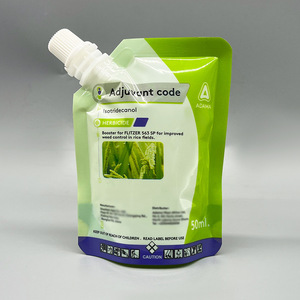 Bolsa con Boquilla Vertical para Líquidos y Polvos, Empaque para Herbicidas Agrícolas, Película Compuesta de Plástico Re-sellable (PET/PA/PE) - Product Image 3