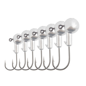 Anzuelo de pesca con cabeza de jig XY-513 de 3.5g a 19g, señuelo para lubina, anzuelo súper fuerte para cebo blando, para pesca con señuelos. - Product Image 2