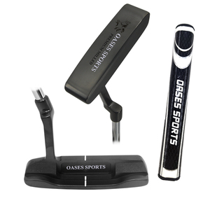 Têtes de putter de golf en acier inoxydable sur mesure avec revêtement PVD noir usinées par CNC - Product Image 1