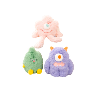 Di alta qualità su misura di peluche viola mostro giocattolo mostri giocattoli di peluche all'ingrosso biscotto mostro giocattolo di peluche - Product Image 3