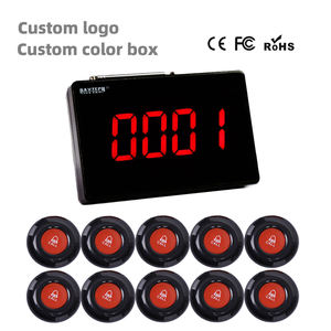 Sistema di Chiamata Wireless Daytech con 1 Centralina e 10 Pulsanti per Anziani e Assistenza, Pager per Case di Cura e Ospedali, Campanello di Chiamata - Product Image 1