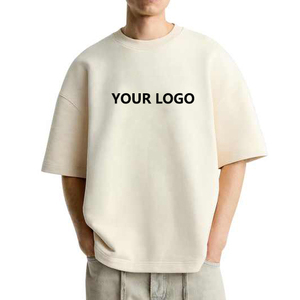 Camisetas de Hombre con Hombros Caídos, Camisetas de Diseñador Premium, Camisetas Blancas de Lujo de Algodón Grueso de Alta Calidad para Hombre - Product Image 1