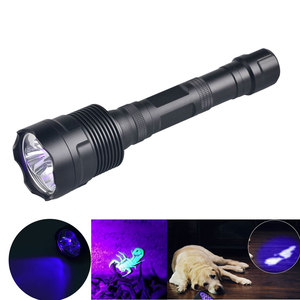 Torcia ricaricabile <span class=keywords><strong>UV</strong></span> 30W 395nM 365nM rivelatore ambra torcia <span class=keywords><strong>UV</strong></span> per esche da pesca