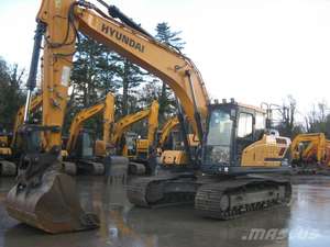 Pelle multifonctionnelle sur chenilles originale de la Corée Hyundai HX220 Yanmar moteur moteur haute efficacité en bon état vente - Product Image 3