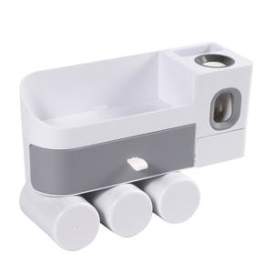 Distributeur de dentifrice <span class=keywords><strong>mural</strong></span> en gros, presse-dentifrice et <span class=keywords><strong>porte</strong></span>-brosse à dents - Product Image 1