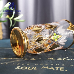 Bộ Ly Thủy Tinh Uống Trà Mạ Vàng Thanh Lịch, Bộ Ly Thủy Tinh Đựng Ấm Trà Bộ 7 Ly Thủy Tinh 1L - Product Image 6