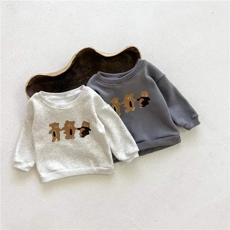 Toddler Fleece Crew Áo Và Chạy Bộ 2-Mảnh Đặt Quần Áo Cho Bé Trai