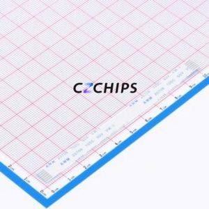 FFC1.0A-6P-100-4-8 FFC Cable (Flexible Flat Cable) P=1mm Connector 6P 1mm Non-Inverting 10cm - Product Image 1